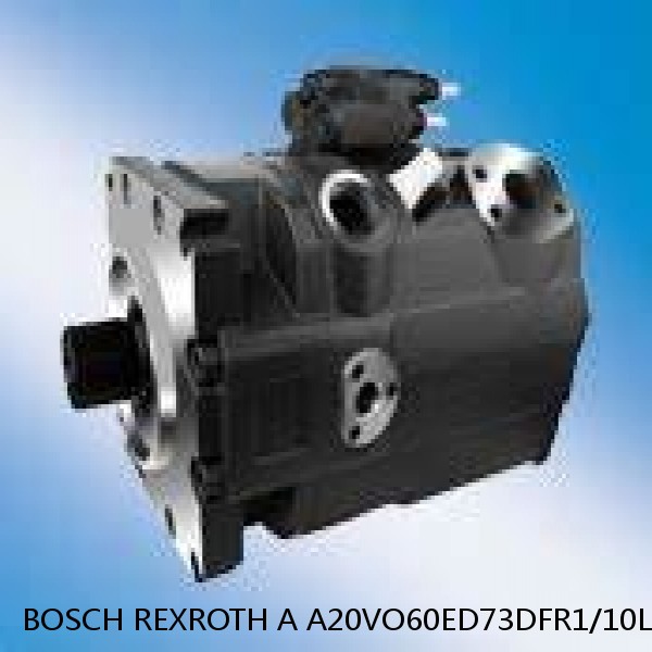 A A20VO60ED73DFR1/10L-VSD24K01P-SO2 BOSCH REXROTH A20VO HYDRAULIC AXIAL PISTON PUMP #1 image