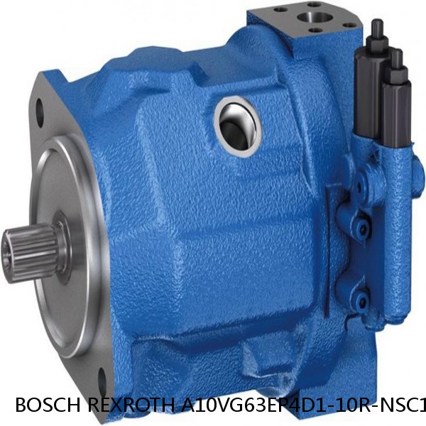 A10VG63EP4D1-10R-NSC10F025SH BOSCH REXROTH A10VG AXIAL PISTON VARIABLE PUMP #1 image