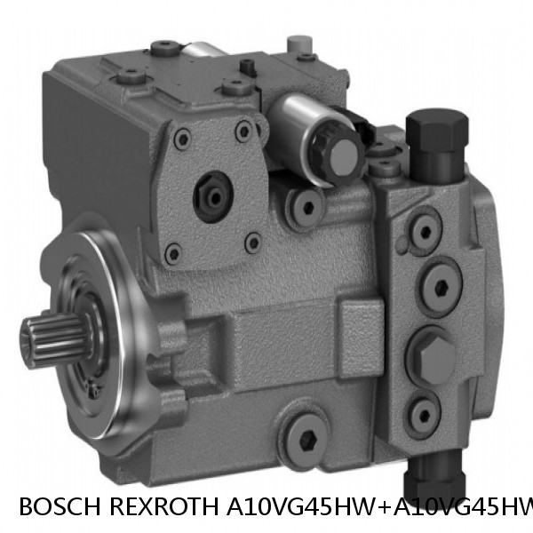 A10VG45HW+A10VG45HW BOSCH REXROTH A10VG AXIAL PISTON VARIABLE PUMP #1 image